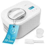 Clatronic 263994 CM 3799 Gelatiera compressore Capacita' 1000 L Tempo preparazione 25 min Display LCD Potenza 100 W colore Bianco
