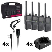 Albrecht 29826 Tectalk Worker 3 Radio PMR Portatile 16 Canali 446 MHz 0.5 W Batteria 2200 mAh colore Nero