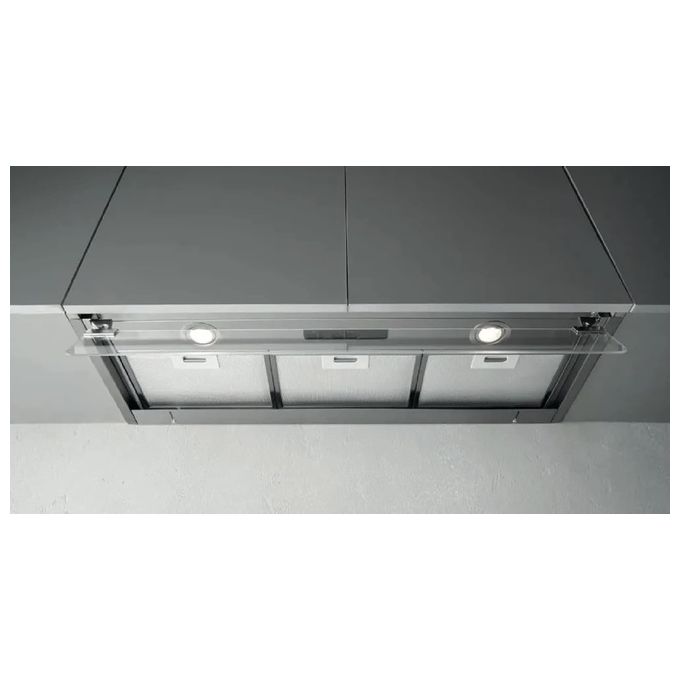 Silverline 3129 INSIDE 1 Cappa Sottopensile Integrata 60 cm 465 m³-h Classe C 64 dB Tiro a effetto colore Inox