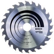Bosch 2608640615 Optiline Wood Lama circolare per legno 190 mm 30 mm 24 denti colore Nero
