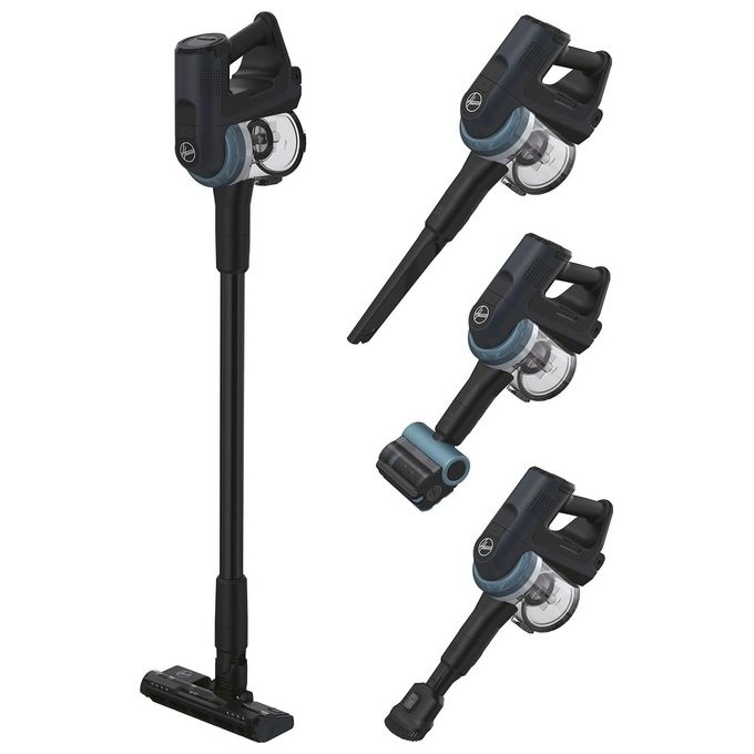 Hoover 39401009 HF4 Aspirapolvere senza filo Ciclonico EPA 0,7 L 190 W 80 AW colore Nero Argento
