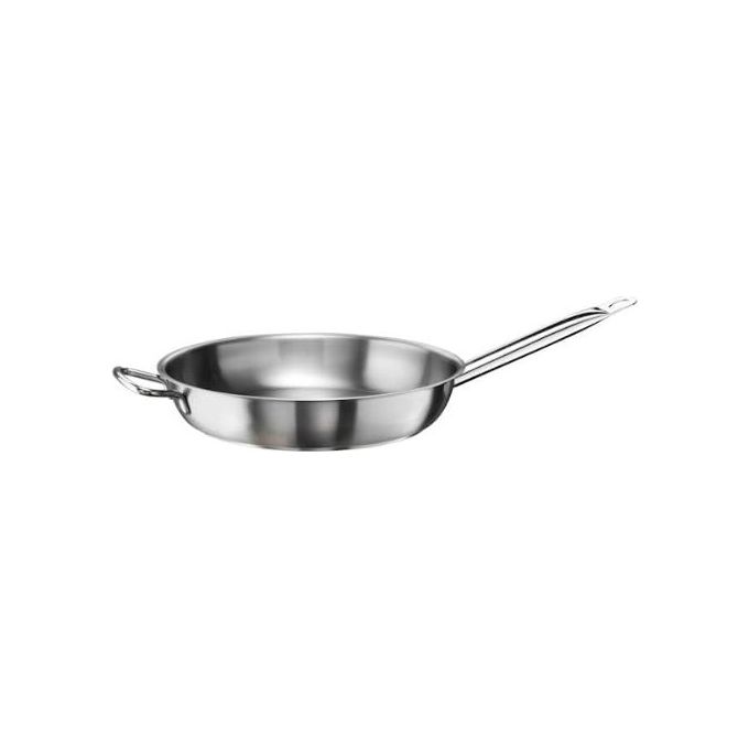 Padella per induzione in acciaio inox con 1 manico Diametro 40 cm