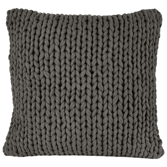 Nielsen HOME 401169 Marlin Federa per Cuscino 100% Cotone Oeko-Tex 50x50 cm colore Grigio Antico
