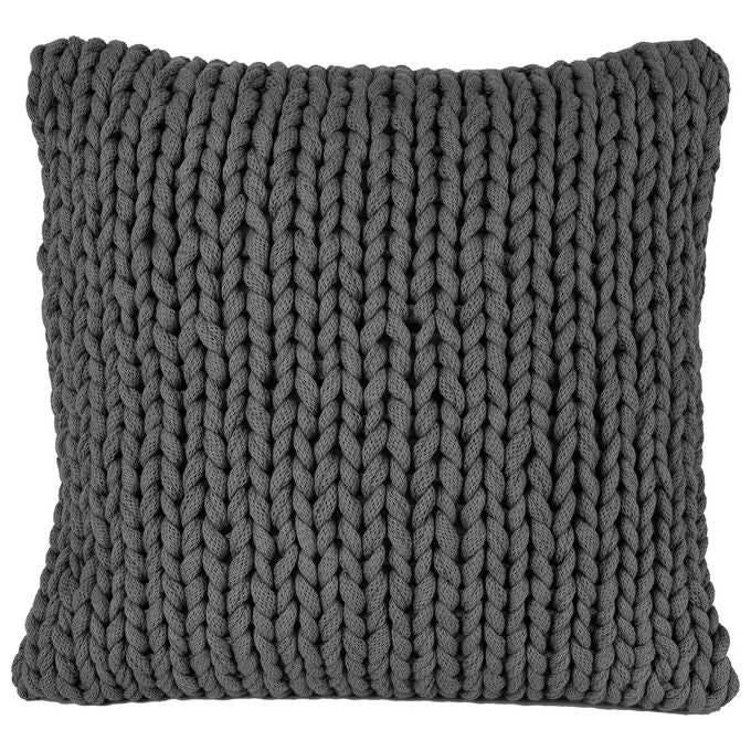 Nielsen HOME 401171 Marlin Federa per Cuscino Decorativo 100% Cotone Oeko-Tex 50x50 cm colore Grigio Scuro