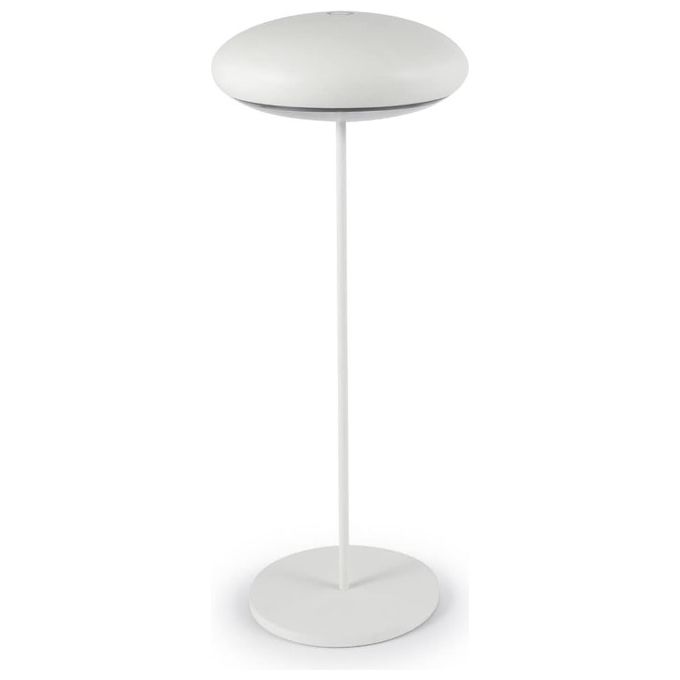 Broggi 4110117001 Nuvola Lampada da Tavolo Portatile LED Dimmerabile IP54 Bianco