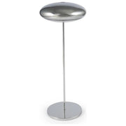 Broggi DESIGN 4110517001 Nuvola Lampada da Tavolo Portatile LED Ricaricabile con Regolazione Luminosita' e Protezione IP54 colore Acciaio Chrome
