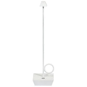 Broggi 4140117001 Bugia Lampada da tavolo ricaricabile LED dimmerabile IP54 7h autonomia colore Bianco