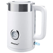 Steba WK 10 BIANCO Bollitore 1 7 L Acciaio Inox Doppia Parete Termica Indicatore Temperatura fino a 100 °C Base 360° Spegnimento Automatico Protezione Funzionamento a Secco colore Bianco