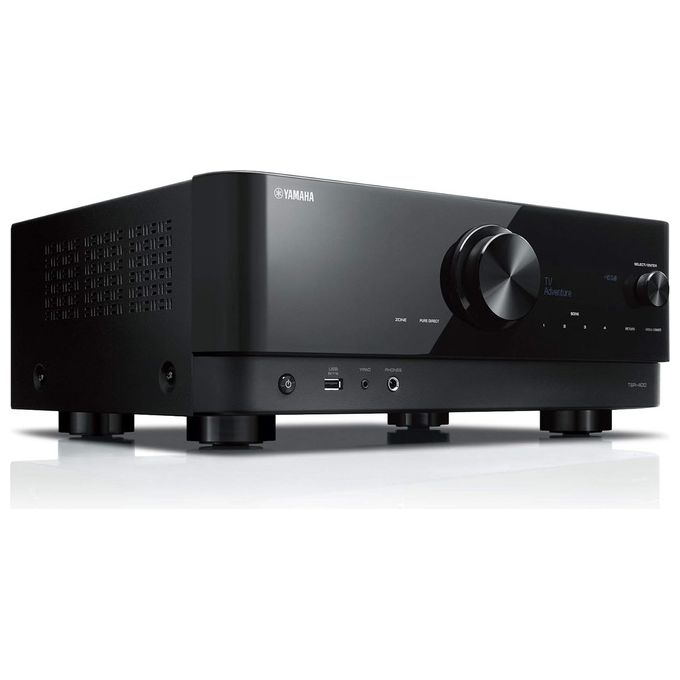 Yamaha TSR-400 MusicCast Sintoamplificatore AV 5.2 canali 80W Cinema DSP 3D HDMI 2.1 8K DAB Wi-Fi colore Nero