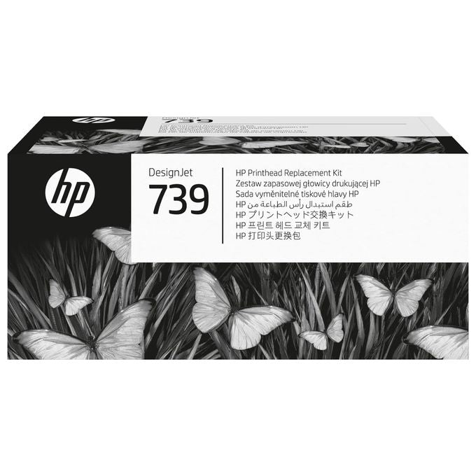 HP 498N0A Kit di sostituzione per testine di stampa 739 DesignJet Compatibile con T850 e T950 colore Nero Ciano Magenta Giallo
