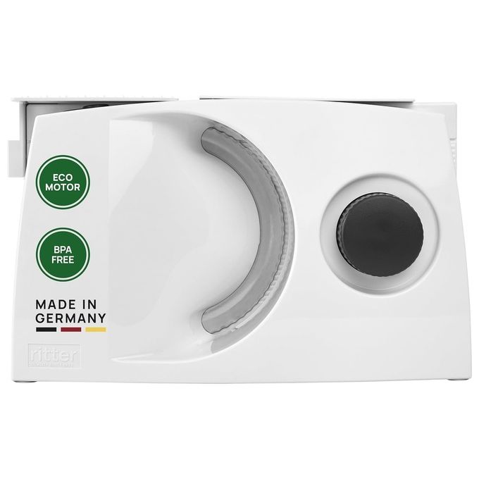 Ritter 501.000 Markant 01 Affettatrice Elettrica 65 W lama seghettata 17 cm pieghevole colore Bianco