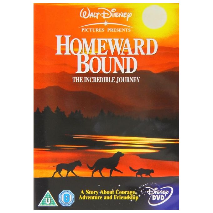 WALT DISNEY Homeward Bound The Incredible Journey Edizione Regno Unito DVD Alta Qualita' per Famiglie