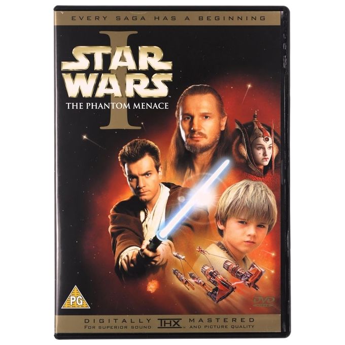 DVD Star Wars Phantom Menace Edizione Speciale Unica con Contenuti Extra e Design Esclusivo per i Fan della Saga