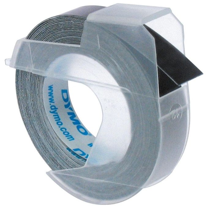 Dymo 520109 Nastro 3D per Etichettatrice Plastica Lucido 9mm 3m colore Nero