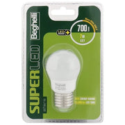 Beghelli Lampadina a Led Sfera 7E e27 3000k Superled Luce Calda 700Lumen