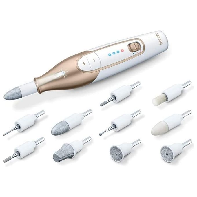 Beurer MP 64 Set Professionale per Manicure e Pedicure Cordless con Batteria Ricaricabile
