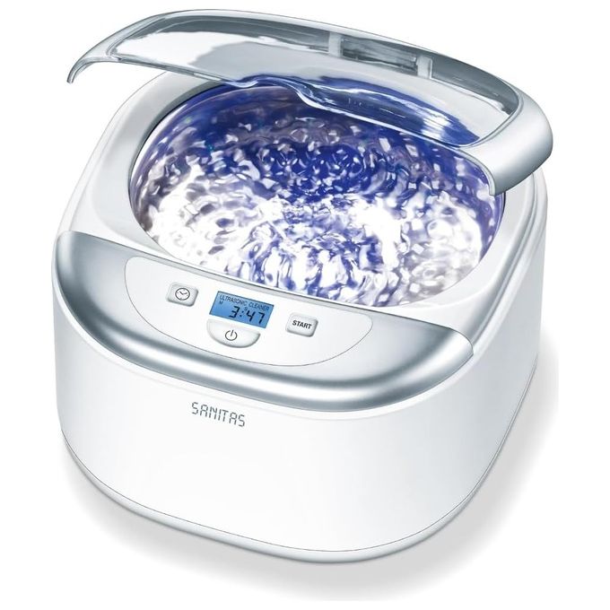 Sanitas 60910 SUR 42 Pulitore ad ultrasuoni 550 ml 50 W 43 kHz colore Bianco