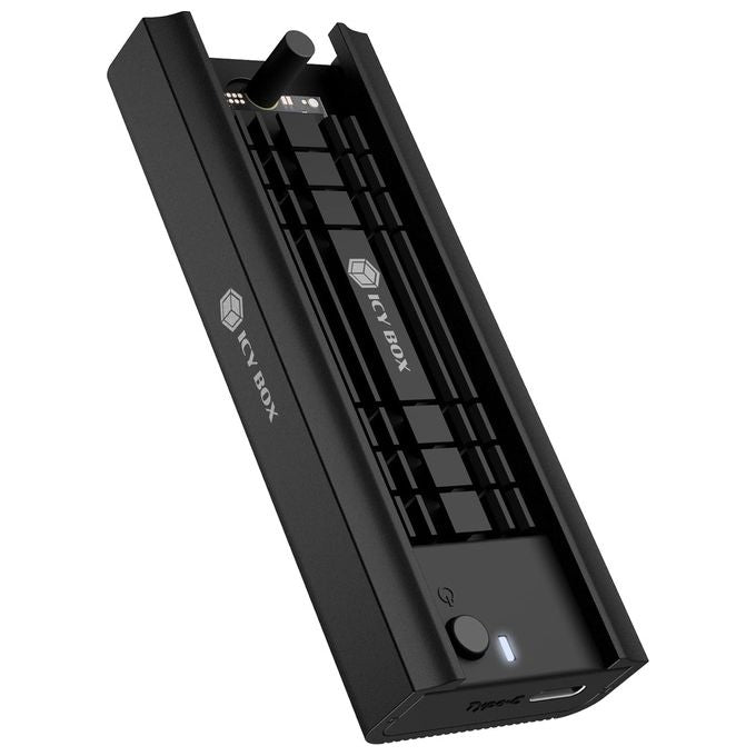 ICY BOX 60953 IB-180MC-C31 Docking Station per SSD M.2 NVMe e SATA USB 3.2 Gen 2 Tipo-C colore Nero