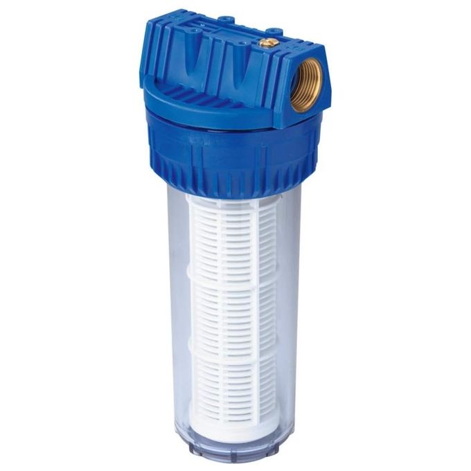 Metabo 628817000 Filtro per Idrocarburi Domestici 1 1-4'' Lungo con Inserto Lavabile Altezza 310 mm Diametro 120 mm Flusso 6400 l-h Pressione di Esercizio 8 bar Pressione di Scoppio 28 bar colore Nero