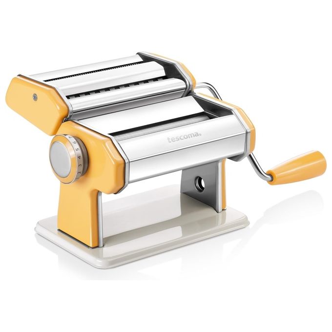 Tescoma 630872 Delicia Macchina per la Pasta Manuale acciaio inossidabile 7 spessori larghezza sfoglia 140 mm