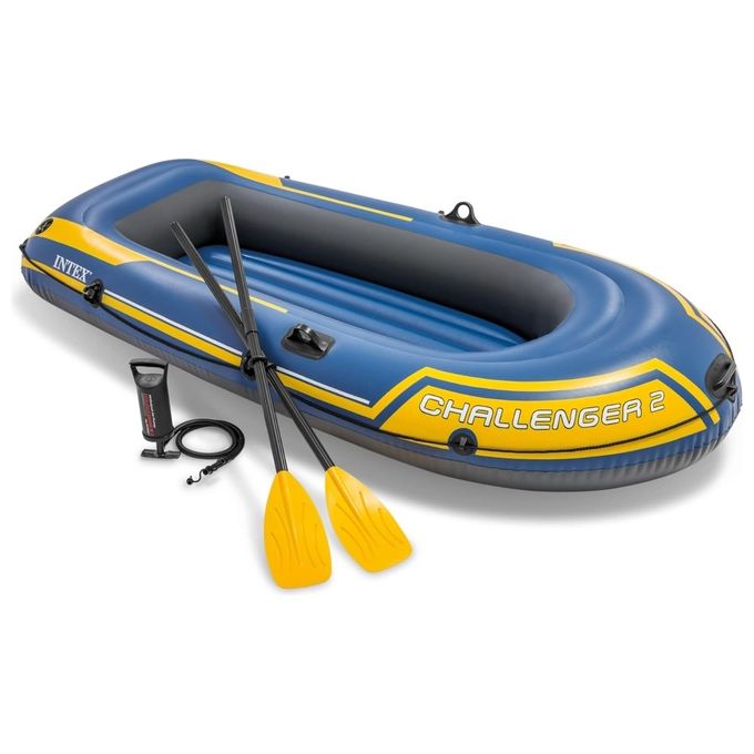 Intex Challenger 2 Set canotto per 2 persone 236x114x41cm Giallo-Blu