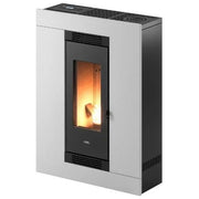 CADEL 7023039 LUCE PLUS Stufa a pellet 8,5 kW canalizzabile colore Bianco