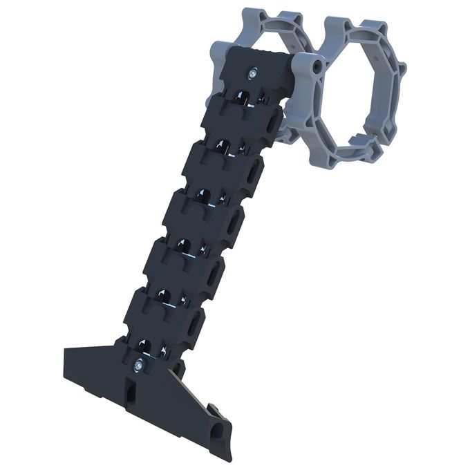 Fischer 571729 B-Lock 5 Bloccatapparelle Motorizzate Antintrusione RC3 Resistenza 600 Kg Rullo Ottogonale 60mm colore Nero