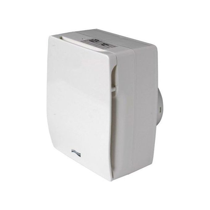 La Ventilazione CENTRIX10 Areatore Centrifugo Silente da Parete e Soffitto 30 W 110 m³-h IPX4 Classe II colore Bianco