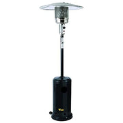 Vigor 9790620 Stufa a Fungo a Gas 13500 W per Esterni con Ruote per Trasporto colore Nero