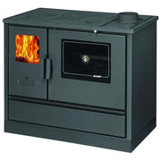 Blinky 98113-40 Lina Cucina a Legna con Forno Porta Vetro 7,9 kW 4 stelle 30-50 m² colore Antracite