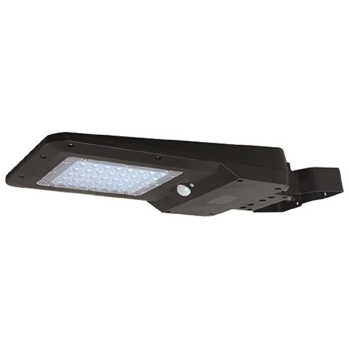 Vigor 3478540 Buran Proiettore LED con Pannello Solare 15W 1600lm IP65 Sensore Crepuscolare e Movimento