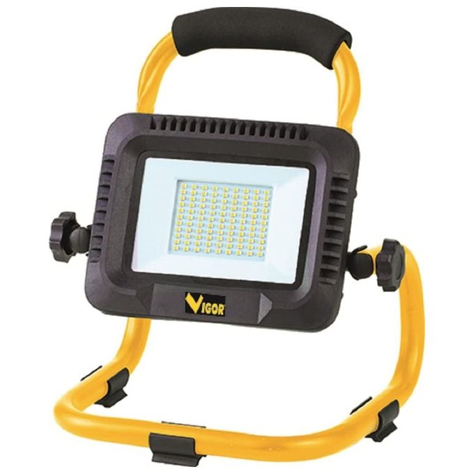 Vigor 3478622 Worky-30 Proiettore LED Ricaricabile 30 W 3000 lm colore Nero