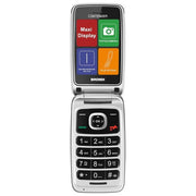Brondi CONTENDER Telefono Cellulare per Anziani Dual SIM 3'' Tasti Grandi Radio FM Bluetooth colore Bianco
