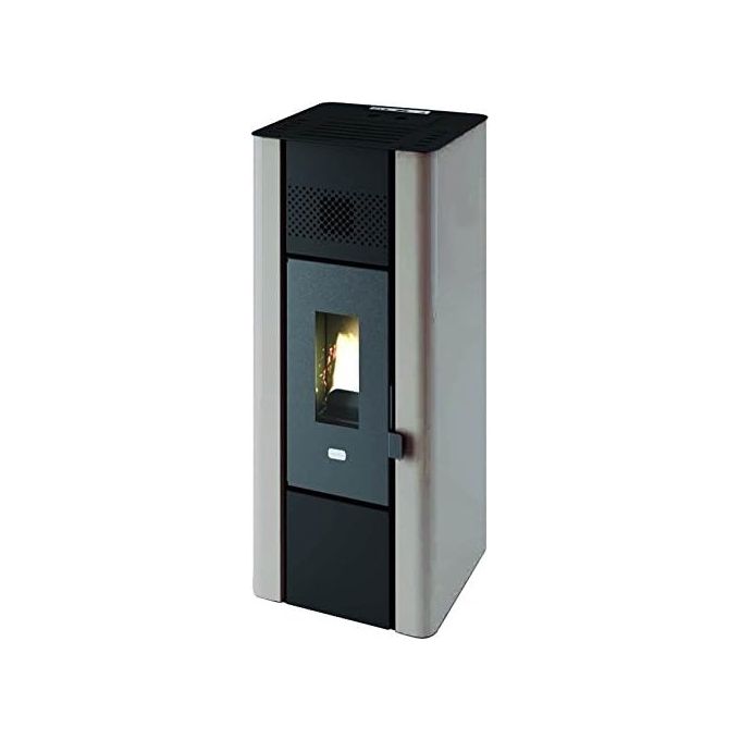 Punto Fuoco stufa a Pellet Minni 6,3Kw (Br) Bianco