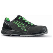 U-Power RK20016-46 Taylor Scarpa di Sicurezza S1P ESD Puntale Composito Antiperforazione Metal Free Fodera WingTex Sottopiede ErgoDry colore Nero Verde
