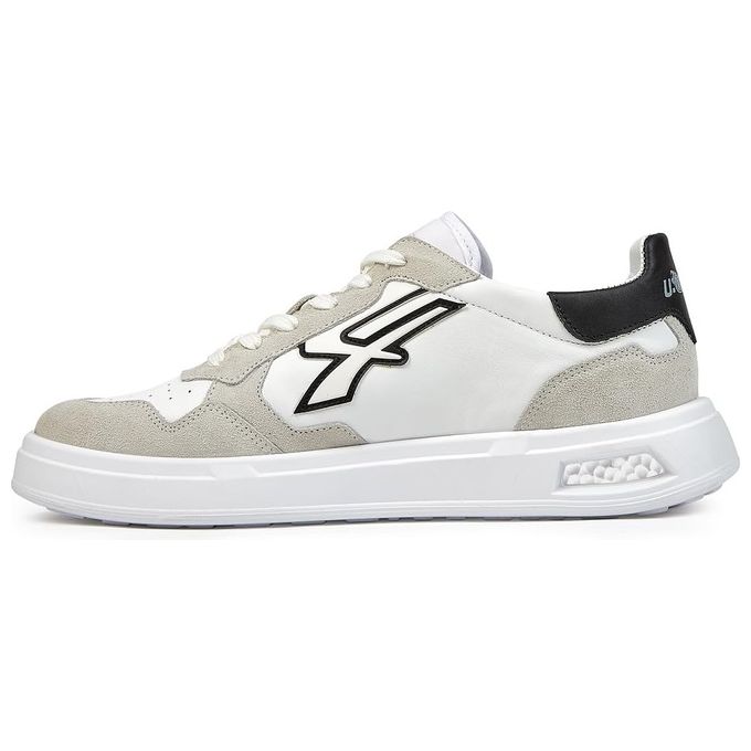 U-power UB20029 Urban Helix Scarpe Antinfortunistiche Basse in Pelle Suola Infinergy Antiscivolo OB SR EN 20347:2022 colore Bianco con Inserti Nero e Beige