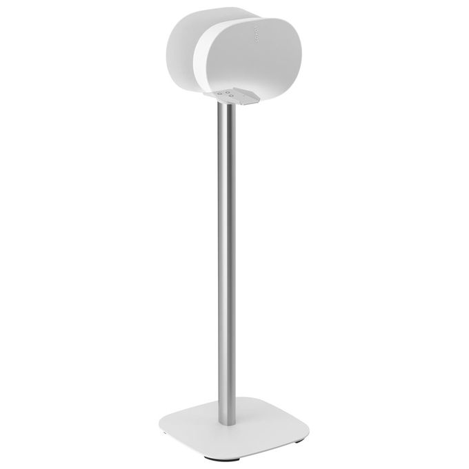 Vogel's SFS 4133 Piedistallo per Altoparlanti Compatibile con Sonos Era 300 Altezza 82 cm Sistema di Gestione Cavi Integrato colore Bianco