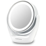 Medisana 88554 CM 835 Specchio Cosmetico 2 in 1 con Illuminazione LED e Ingrandimento 5x colore Cromo