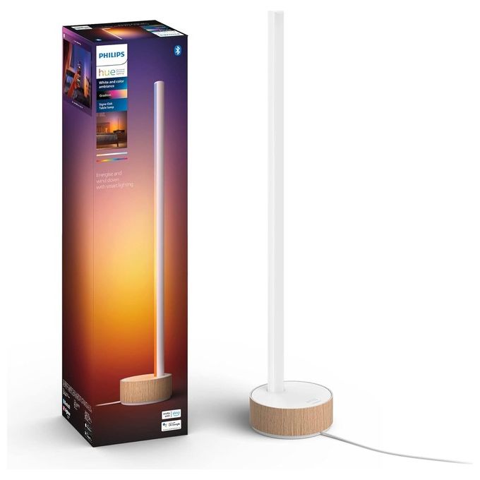 Philips Hue 929003479601 Gradient Signe Lampada da Tavolo Smart RGBW 11.8W 2000-6500K Bluetooth ZigBee colore Bianco