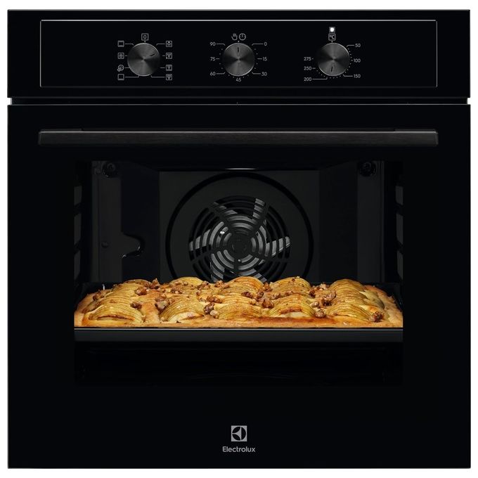 Electrolux EOH2H044K Serie 300 Forno da incasso Elettrico Multifunzione 68 L Classe A+ AquaClean Ventilato Grill Pizza (59x59x57 cm) colore Nero