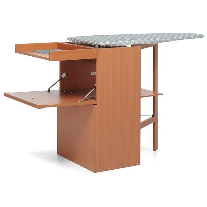 Foppapedretti 9900330106 Lo Stiro Mobile con Asse da Stiro a Scomparsa in Legno colore Noce