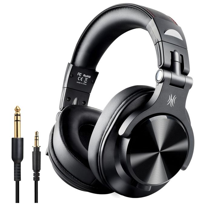 OneOdio A70 BLACK Fusion A70 Cuffie Over-Ear Bluetooth 5.2 Audio Alta Risoluzione con Microfono Padiglioni Orientabili Jack 3.5 mm 6.3 mm colore Nero