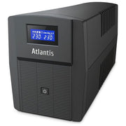 Atlantis A03-HP2003 Gruppo di Continuita' UPS Line Interactive Onda Sinusoidale Pura 1500VA 900W 5 Prese AC Display LCD USB-HID AVR colore Nero