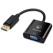Atlantis adattatore da Display Port (DP) a VGA, 1080p 60 Hz, per PC e Notebook