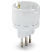 Velamp ADAPT-IT-10S Adattatore da Schuko a Spina Italiana 10A 1500W Certificato Kema CE colore Bianco