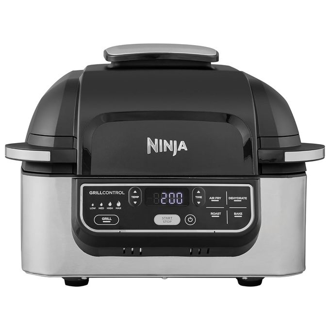 Ninja AG301EU Grill e Friggitrice ad Aria 5 Funzioni di Cottura 5.8 Litri Nero