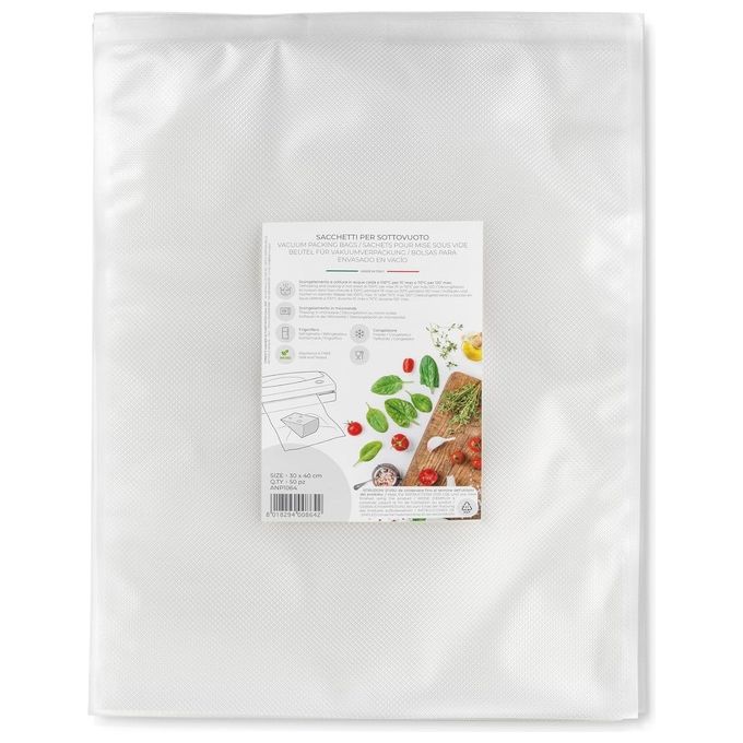 Magic Vac Sacchetti Sottovuoto 30X40 Cm 50 Pezzi
