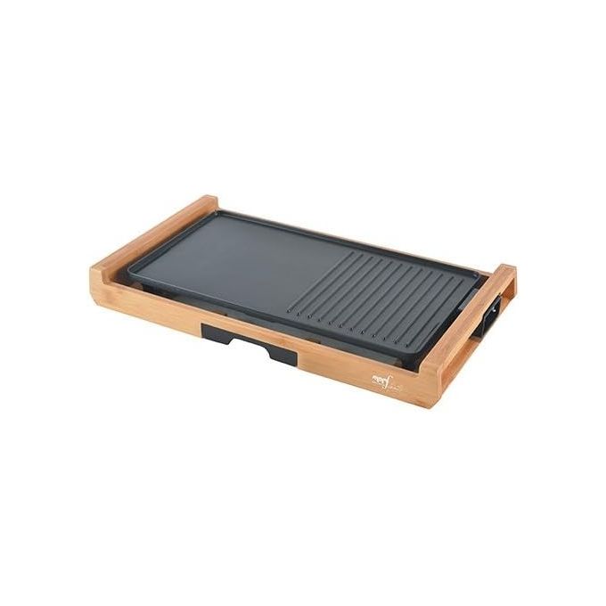 Melchioni Grill Griglia Elettrica 1800W Bamboo Nero