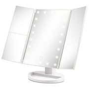 Girmi Specchio per Trucco con Luce Led 3x Batterie e Usb