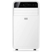 BLACK+DECKER BXAC9001E Climatizzatore portatile 9000 BTU per ambienti fino a 25 m² Classe A 3 in 1 con Deumidificazione 19,2 L-24h e Telecomando colore Bianco